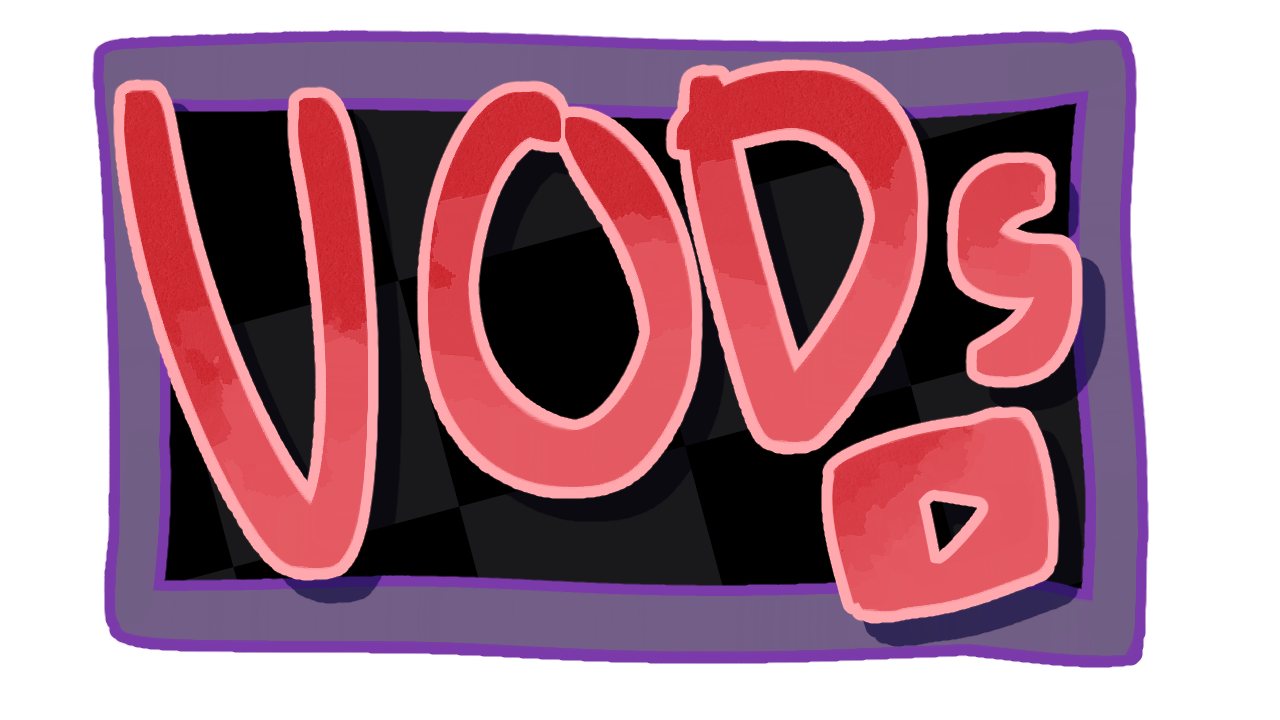 Button for VOD archive Youtube channel.